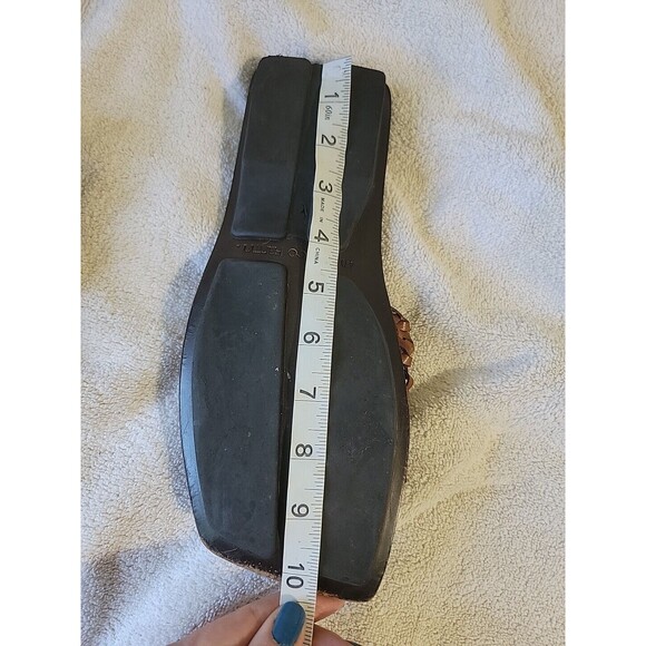 Enrico Fantini Womens Slide Sandal Leather Made In Italy Designer EU 40 US 9.5 - Picture 11 of 11